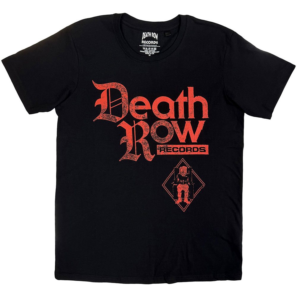 Death Row Records - Red Logo Heren Tshirt - Zwart